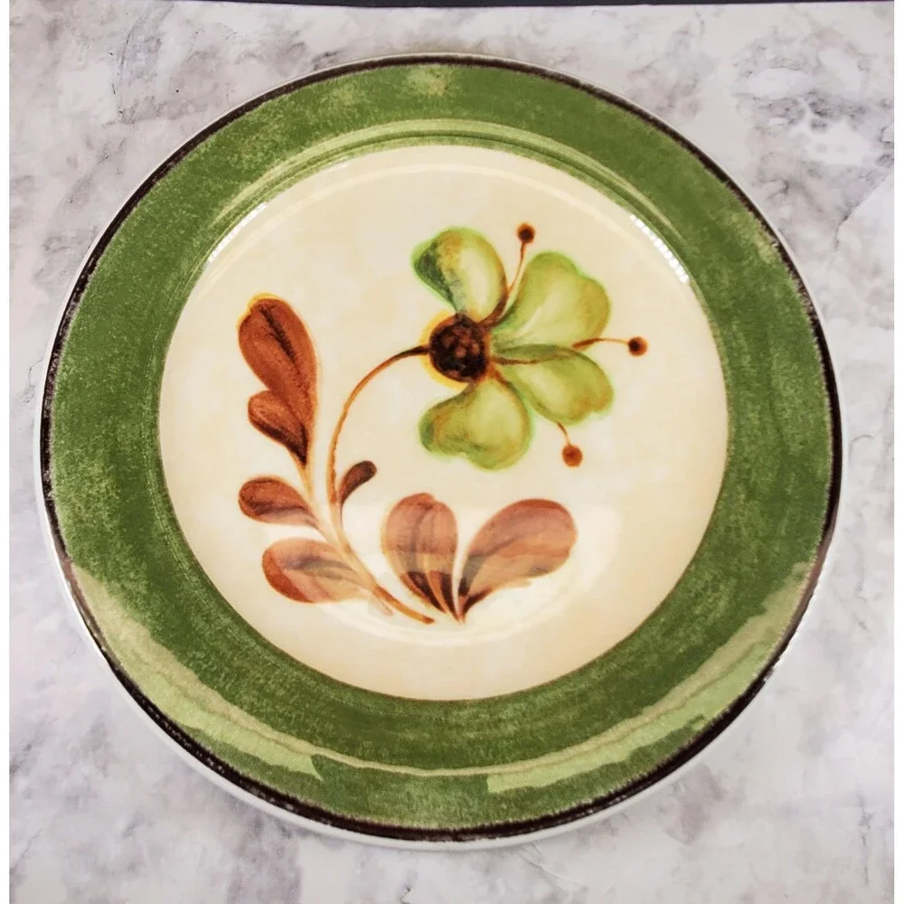 Set of 2 Pier 1 Sophie Earthenware Soup & Pasta Bowls Rustic Handcrafted Ceramic